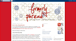 Desktop Screenshot of formerlyphread.com